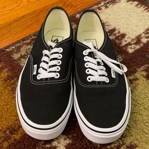 Black Authentic Vans